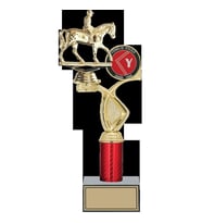 ODAK KUPA - Figürlü Kupalar - At / Binici Figürlü Kupalar FG-016 C - 34 cm