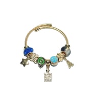JTAW24ÇEB1434 JANTİ ÇELİK BİLEKLİK - PANDOORANIN CHARMLARI GOLD RENK KARARMAZ