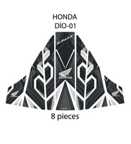 Grippatch - Honda Dio ile Uyumlu Renkli Tank Pad GC22-1