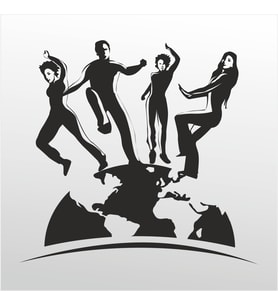 Folyo Sticker Dans 40cm Uzunluk (Karışık)