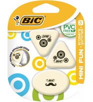 Bic Mini Fun 3'lü Kauçuk Çocuk Okul Silgisi / 927870