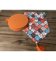 MOTİFLİ MOROCCAN DESENLİ RUNNER & SUPLA (Krem)