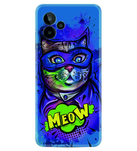 General Mobile GM 24 Pro Kılıf Silikon Desen Özel Seri Super Meow 1715