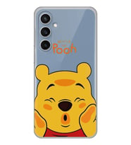 Samsung Galaxy S23 FE Uyumlu Winnie The Pooh Desenli Şeffaf Telefon Kılıfı
