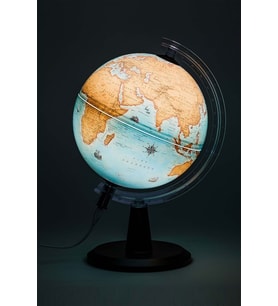Gürbüz 26 Cm Antik Küre Işıklı