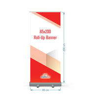 Roll Up Banner 85x200cm Baskısız