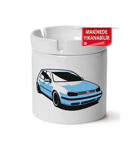 Golf 4 Baskılı Porselen At-Söndür Küllük