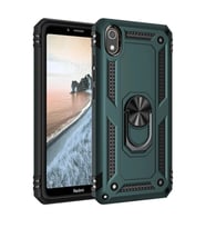 Durukar® Redmi 7A Kılıf Sofya Yüzüklü Silikon Kapak - Yeşil