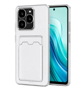 Realme C61 Kılıf Kart Şeffaf Silikon - Şeffaf