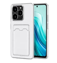 Realme C61 Kılıf Kart Şeffaf Silikon - Şeffaf