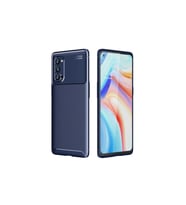 Oppo Reno 5 Lite Uyumlu Kılıf Zore Negro Silikon Kapak (Lacivert)