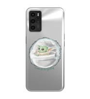 Oppo A16 / A55 Uyumlu Yoda Tasarımlı Şeffaf Telefon Kılıfı