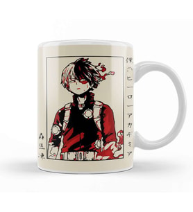 Shoto Todoroki 01 Kupa Bardak Porselen