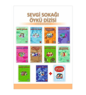 Ata 4.Sınıflar İçin Sevgi Sokağı Öykü Dizisi+Kitap Okuma Not Defteri (Beyaz)