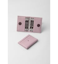Cengiz Pakel Hakiki Deri Gizli Mıknatıs Detaylı Unisex Kartlık - 2520 - Lila/Mürdüm