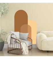 3 Renkli Bohem Tarz Duvar Sticker 100x65cm
