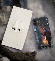 Joker Tasarımlı Kişiye Özel Şeffaf Telefon Kılıfı (Tüm Telefon Modelleri Mevcuttur.) - Hediye Kutulu