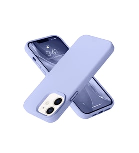 iPhone 12 Kılıf Nano İçi Kadife Silikon - Lila