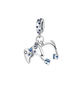 Oyun Kolu ve Kulaklık Gamer Charm  925 Ayar Gümüş