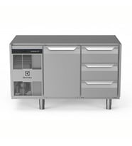 Electrolux Professional Endüstriyel Soğutmalı Tezgah, "heavy Duty", Aısı304, Üst Tablasız, -2°/+10°c, Dijital, Tropikal - 290 Lt, 1 Kapılı + 3x? Çekmeceli EH2H7AC