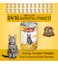 Tavuklu Yetişkin Yaş Kedi Maması 400 g - 24 Adet
