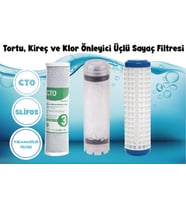 Bina Girişi Tortu,kireç Klor Önleyici Üçlü Yedek Filtre Seti
