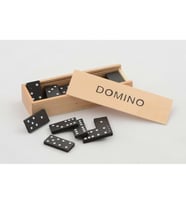 Ahşap Kutulu Domino