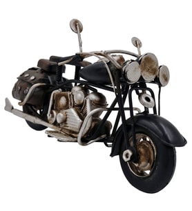 El Yapımı Vintage Metal Dekoratif Motosiklet