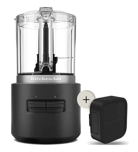 KitchenAid Go 5KFCR531BM Kablosuz Serisi Mini Mutfak Robotu - Batarya Dahil