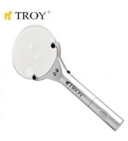 TROY 28900 Büyüteç - Okuma Lambası (Gri)