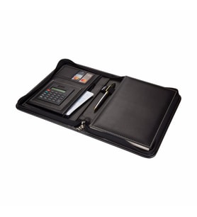 2K 2026 YENİ YIL Organizer Ajanda Kılıflı Fermuarlı Tarihli Çizgili 168 Yaprak 17x24 Defterli Vegan 21x27 cm (Siyah)