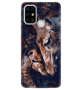 Casper Via F20 Kılıf Desenli Silikon Flowers Giraffe