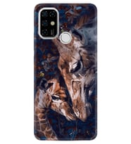 Casper Via F20 Kılıf Desenli Silikon Flowers Giraffe