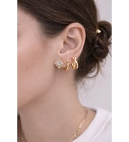 Daya Glow VIP Zafir 3’lü Küpe Set