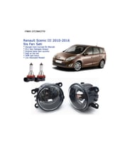 8200074008-camlı Sağ+sol Renault Grand Scenic Iıı 2014 Sis Farı Set Oem: 8200074008 Uyumlu
