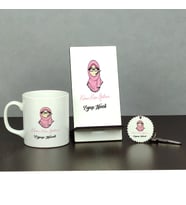 Kuran-ı Kerim Öğretmeni Üçlü Set (Kupa + Telefon Standı + Anahtarlık)