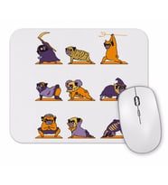 Pug Köpek Bisiklet Şovu Mouse Pad