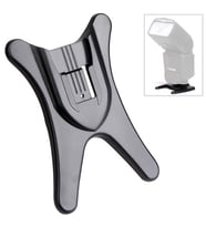Flash Stand, Hot Shoe Bracket, Flaş Ayağı (Siyah)