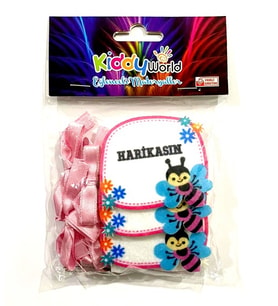 Kiddy World Motivasyon Keçe Rozet Fiyonklu 6Lı