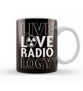 Live Radiology Love Radiologist Radiographer Rad Tech Kupa Bardak Porselen