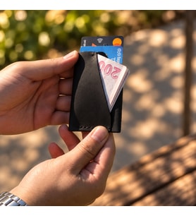 Hemlabel Kişiye Özel El Yapımı Hakiki Deri Para Bölmeli Kartlık