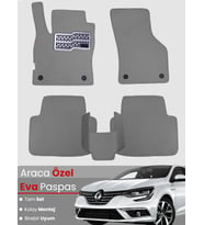 Renault Megane 4 Sedan (2016-2025) Uyumlu EVA Paspas Tam Set–Araca Özel Tasarım,Kolay Montaj