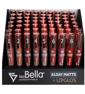 Lisa Bella Allday Matte Lipgloss 07 Fırçalı Ruj