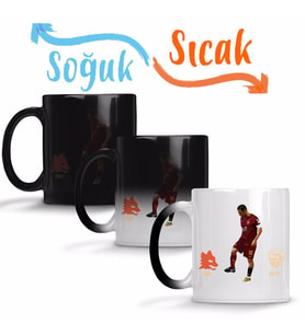 Totti 1993 2017 Sihirli Kupa Bardak Porselen