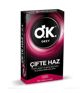 Okey Çifte Haz Prezervatif 10'lu