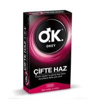 Okey Çifte Haz Prezervatif 10'lu