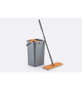 ŞeyliŞeyler - Premium Vento Tablet Mop Seti - Mikrofiber Temizlik Paspas ve Kova