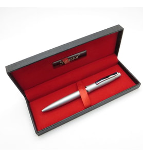 Signator® T578 Mat Krom Tükenmez Kalem  İsme Özel Kalem  Hediyelik Kalem (Karışık)