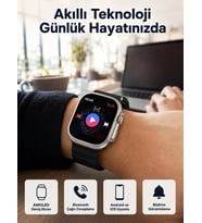 Akıllı Saat Kol Saati Android ve İOS Uyumlu Nabız Ölçer Sesli Asistan