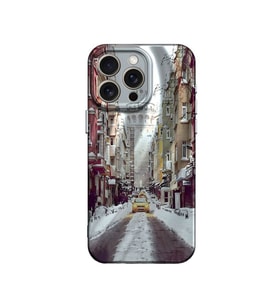 Iphone 15 Kılıf Crew Desenli Kapak - Galata Kulesi